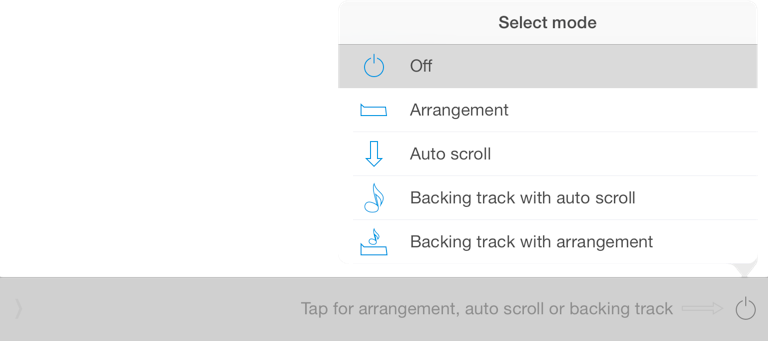 screenshot - select timeline mode